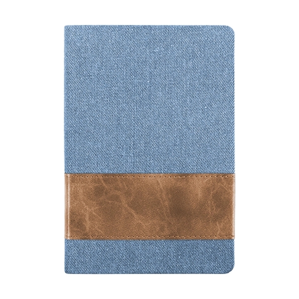 Denim With Leatherette Band Journal - Image 2