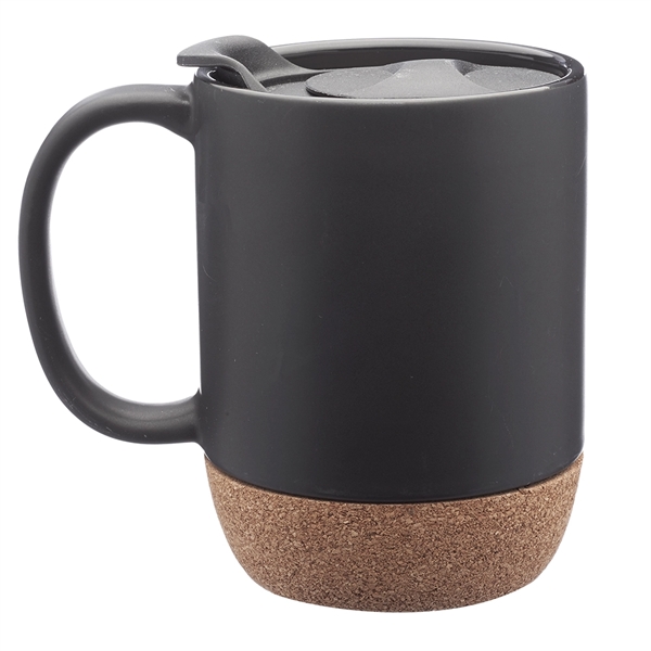 13 oz. Barista Ceramic Mug with Cork Bottom - Image 5
