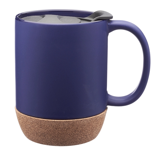 13 oz. Barista Ceramic Mug with Cork Bottom - Image 7