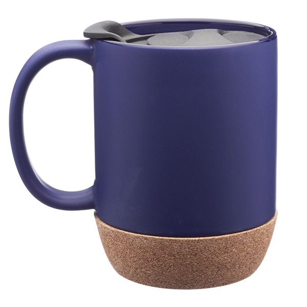 13 oz. Barista Ceramic Mug with Cork Bottom - Image 8