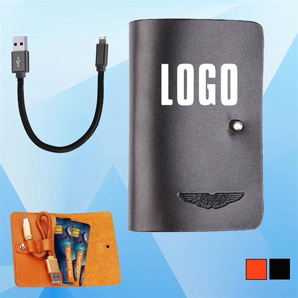 Card Badge Holder w/ USB Cable - Image 1