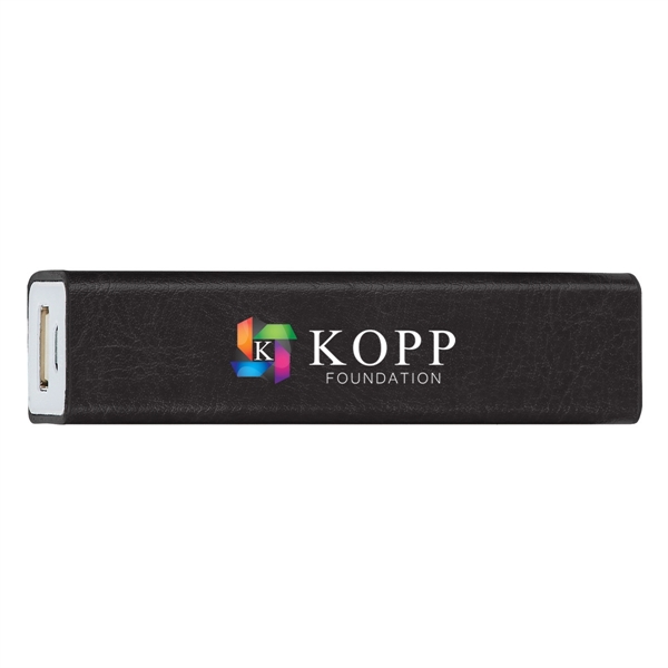 Leatherette Charge-N-Go Power Bank - Image 5