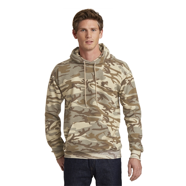Port & Company® Core Fleece Camo Pullover Hooded Sweatshirt - Image 3