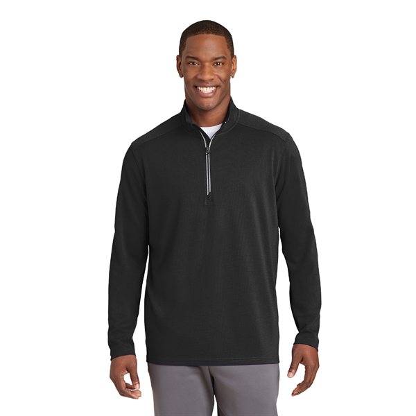 Sport-Tek® Sport-Wick® Textured 1/4-Zip Pullover - Image 3