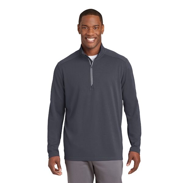 Sport-Tek® Sport-Wick® Textured 1/4-Zip Pullover - Image 4