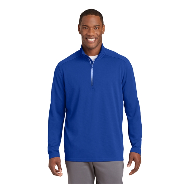 Sport-Tek® Sport-Wick® Textured 1/4-Zip Pullover - Image 6