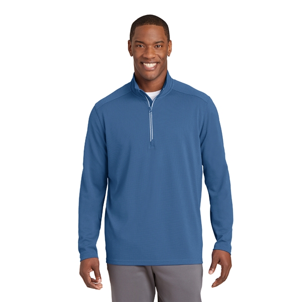 Sport-Tek® Sport-Wick® Textured 1/4-Zip Pullover - Image 7