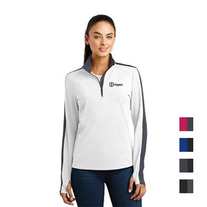 Sport-Tek® Ladies Sport-Wick® 1/4-Zip Pullover