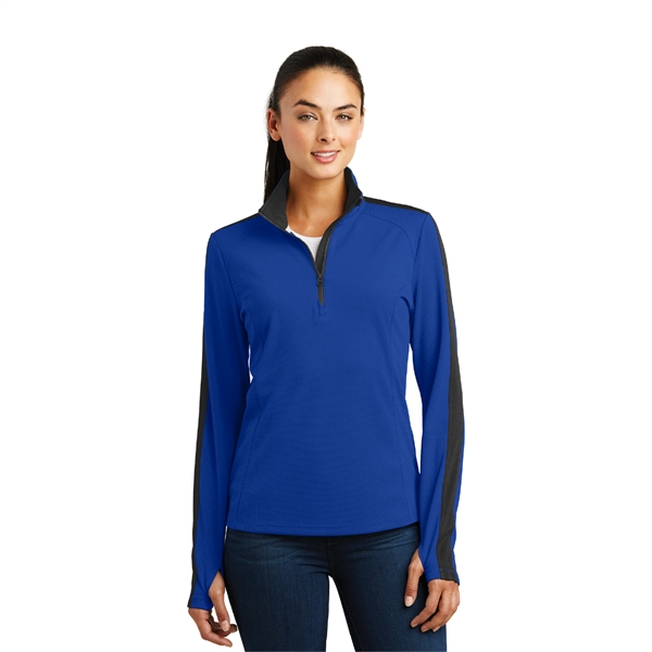 Sport-Tek® Ladies Sport-Wick® 1/4-Zip Pullover - Image 5