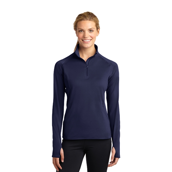 Sport-Tek® Ladies Sport-Wick® Stretch 1/2-Zip Pullover - Image 5
