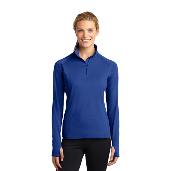 Sport-Tek® Ladies Sport-Wick® Stretch 1/2-Zip Pullover - Image 6