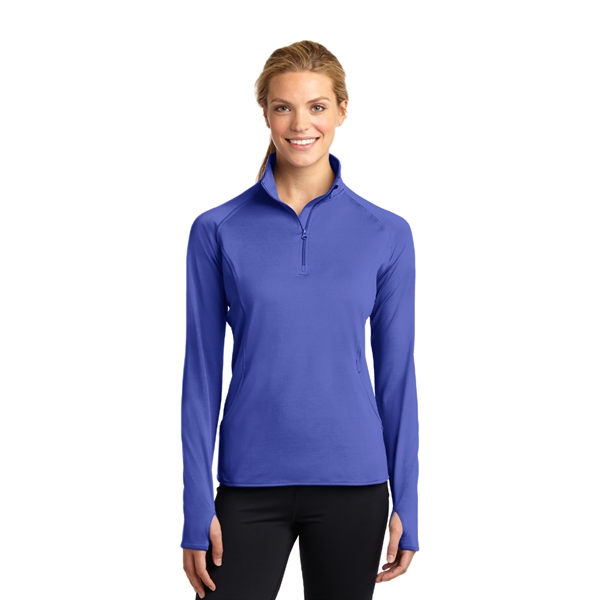 Sport-Tek® Ladies Sport-Wick® Stretch 1/2-Zip Pullover - Image 7
