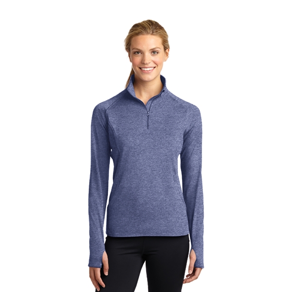 Sport-Tek® Ladies Sport-Wick® Stretch 1/2-Zip Pullover - Image 9