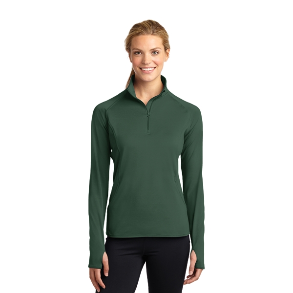 Sport-Tek® Ladies Sport-Wick® Stretch 1/2-Zip Pullover - Image 10