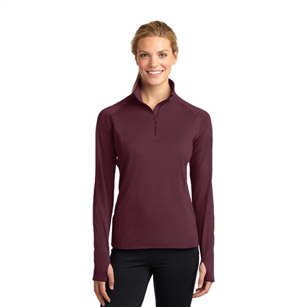 Sport-Tek® Ladies Sport-Wick® Stretch 1/2-Zip Pullover - Image 11