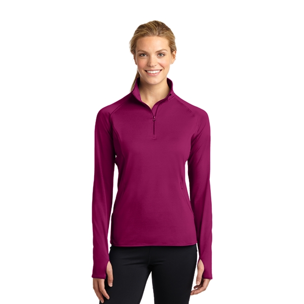 Sport-Tek® Ladies Sport-Wick® Stretch 1/2-Zip Pullover - Image 12