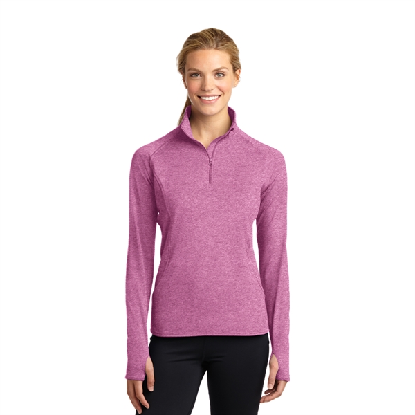 Sport-Tek® Ladies Sport-Wick® Stretch 1/2-Zip Pullover - Image 15