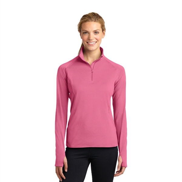Sport-Tek® Ladies Sport-Wick® Stretch 1/2-Zip Pullover - Image 16