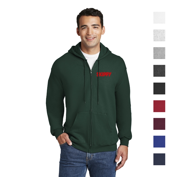 Hanes® Ultimate Cotton® - Full-Zip Hooded Sweatshirt - Image 1