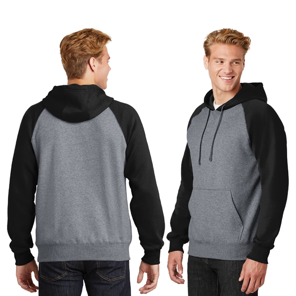 Sport-Tek® Raglan Colorblock Pullover Hooded Sweatshirt - Image 2