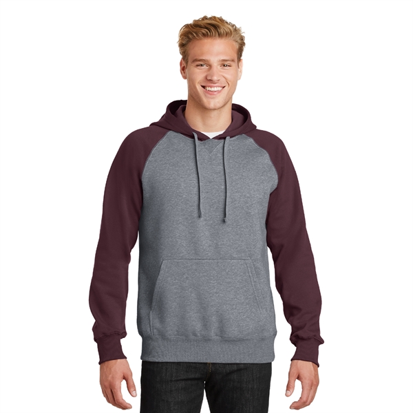 Sport-Tek® Raglan Colorblock Pullover Hooded Sweatshirt - Image 5