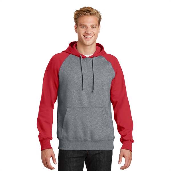 Sport-Tek® Raglan Colorblock Pullover Hooded Sweatshirt - Image 6