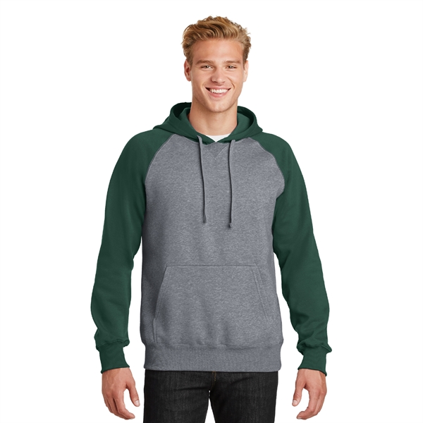 Sport-Tek® Raglan Colorblock Pullover Hooded Sweatshirt - Image 7