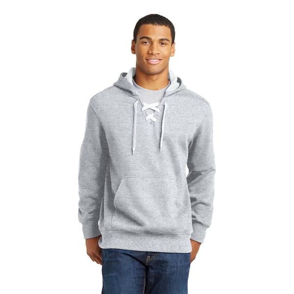 Sport-Tek® Lace Up Pullover Hooded Sweatshirt - Image 4