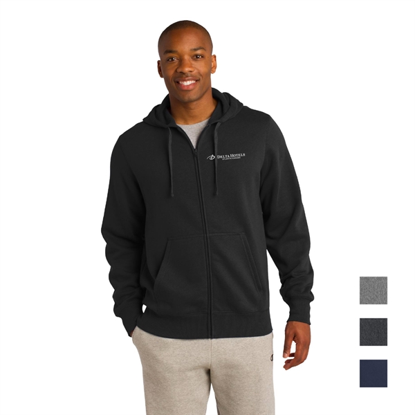 Sport-Tek® Full-Zip Hooded Sweatshirt - Image 1