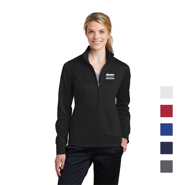 Sport-Tek® Ladies Sport-Wick® Fleece Full-Zip Jacket - Image 1