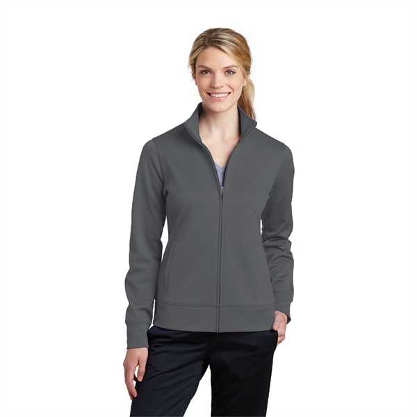 Sport-Tek® Ladies Sport-Wick® Fleece Full-Zip Jacket - Image 3