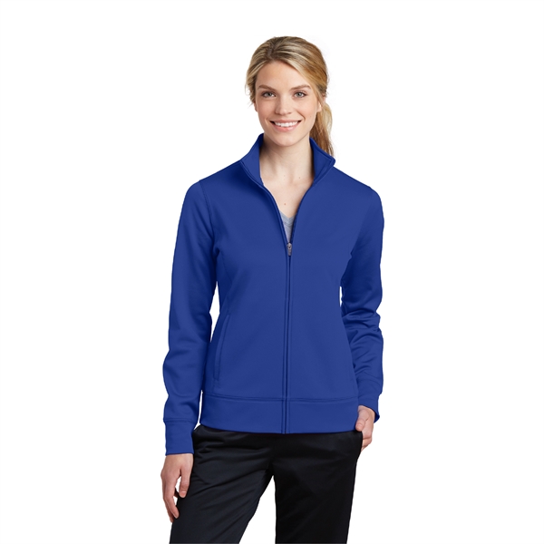 Sport-Tek® Ladies Sport-Wick® Fleece Full-Zip Jacket - Image 5