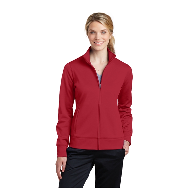 Sport-Tek® Ladies Sport-Wick® Fleece Full-Zip Jacket - Image 6