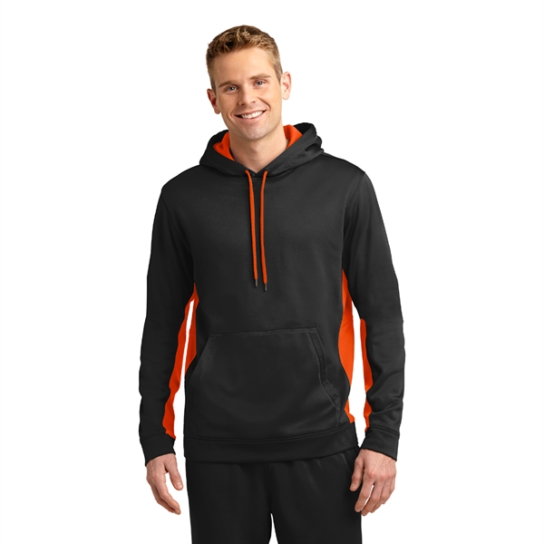 Sport-Tek® Sport-Wick® Fleece Colorblock Hooded Pullover - Image 8