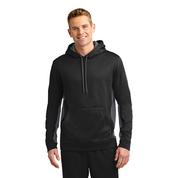Sport-Tek® Sport-Wick® Fleece Colorblock Hooded Pullover - Image 12