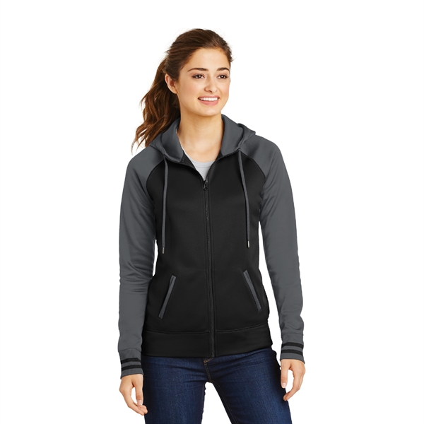 Sport-Tek® Sport-Wick® Varsity Fleece Full-Zip Hooded Jacket - Image 4