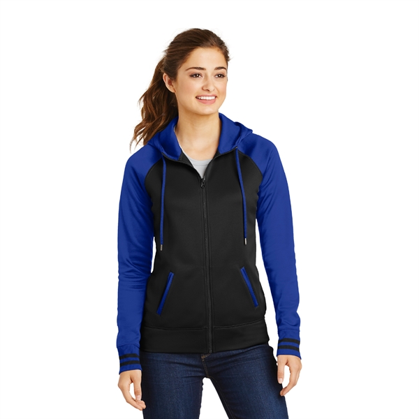 Sport-Tek® Sport-Wick® Varsity Fleece Full-Zip Hooded Jacket - Image 5