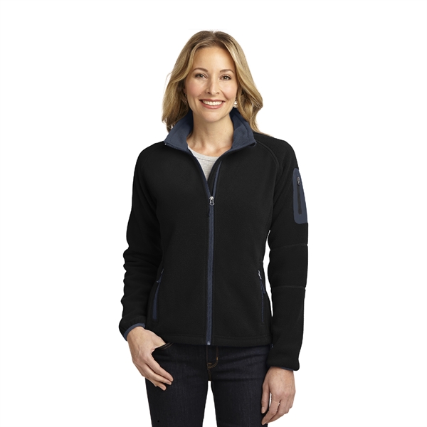 Port Authority® Ladies Enhanced Value Fleece Full-Zip Jacket - Image 2