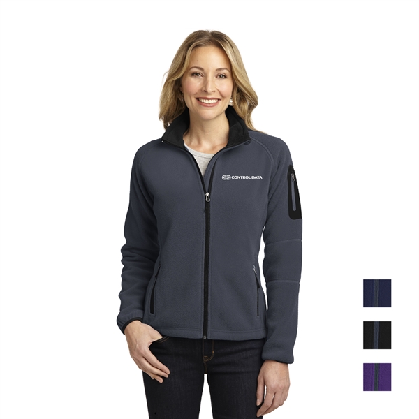 Port Authority® Ladies Enhanced Value Fleece Full-Zip Jacket - Image 1
