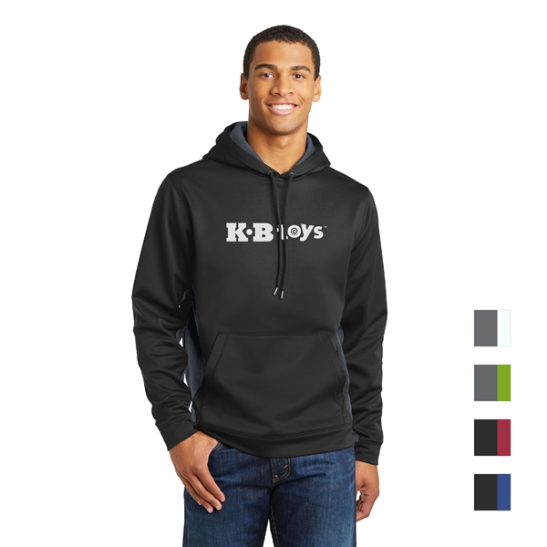 Sport-Tek® Sport-Wick® CamoHex Fleece Colorblock Pullover - Image 1