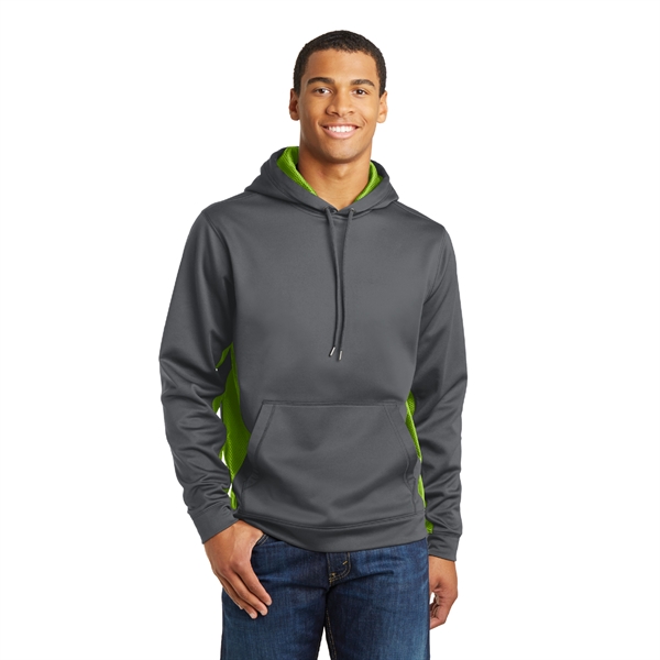 Sport-Tek® Sport-Wick® CamoHex Fleece Colorblock Pullover - Image 4