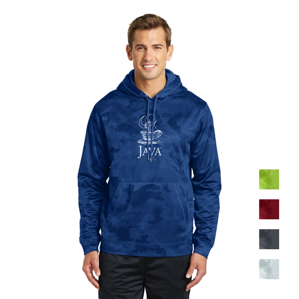 Sport-Tek® Sport-Wick® CamoHex Fleece Hooded Pullover - Image 1