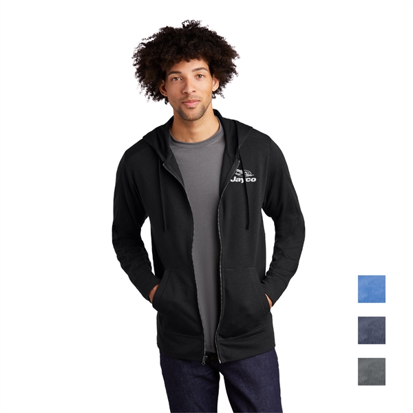 Sport-Tek ® Tri-Blend Wicking Fleece Hooded Jacket - Image 1