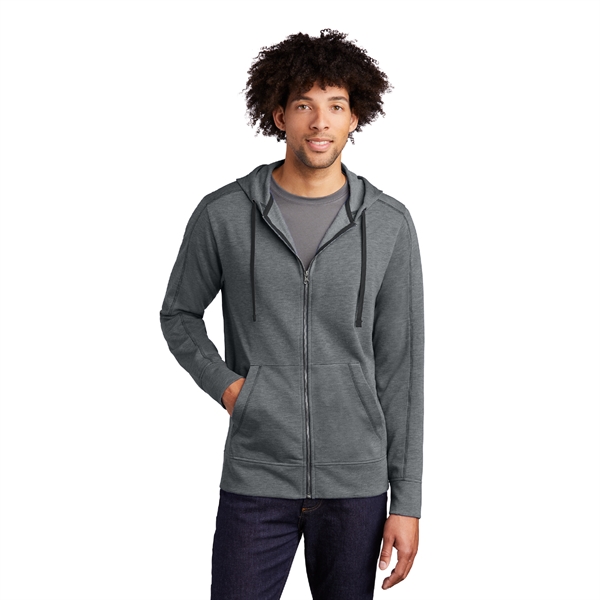 Sport-Tek ® Tri-Blend Wicking Fleece Hooded Jacket - Image 2