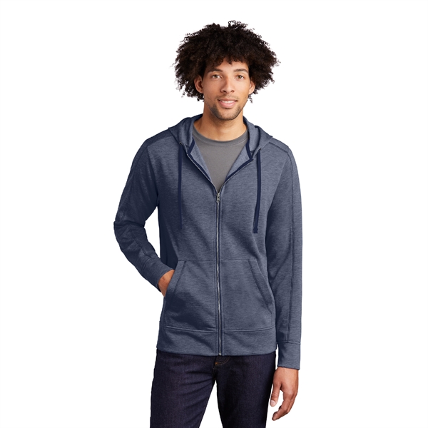 Sport-Tek ® Tri-Blend Wicking Fleece Hooded Jacket - Image 3