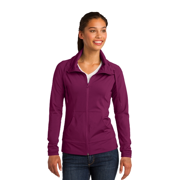 Sport-Tek® Ladies Sport-Wick® Stretch Full-Zip Jacket - Image 6