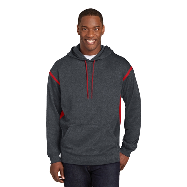 Sport-Tek® Tech Fleece Colorblock Hooded Sweatshirt - Image 6