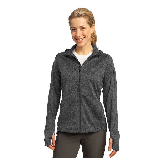 Sport-Tek® Ladies Tech Fleece Full-Zip Hooded Jacket - Image 5