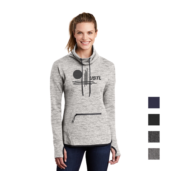 Sport-Tek ® Ladies Triumph Cowl Neck Pullover - Image 1