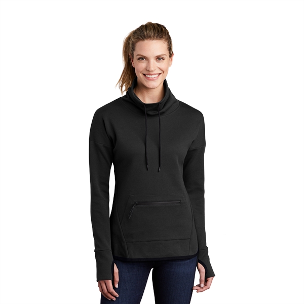 Sport-Tek ® Ladies Triumph Cowl Neck Pullover - Image 2